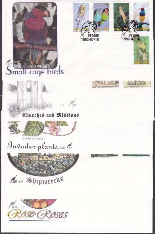 CISKEI - 5 X LAST ISSUE GOOD VALUED FDC'S, FDC 2.8 TO FDC 2.12 - ALL FINE & CLEAN!!!!!