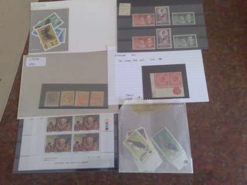 GENUINE GLORY LOT TO CLEAR-STOCK CARDS WITH STAMPS.PAGES,PACKETS-MOSTLY GOOD CONDITION,SEE PHOTOS