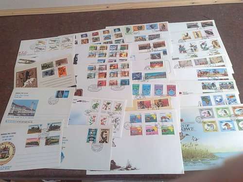 RHDESIA/ZIMBABWE-25 VERY NICE FDC-SOME BETTER ONES INCLUDED-FINE,CLEAN LOT