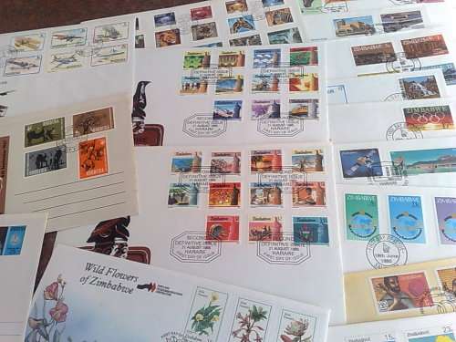 RHDESIA/ZIMBABWE-25 VERY NICE FDC-SOME BETTER ONES INCLUDED-FINE,CLEAN LOT