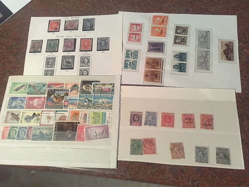 GENUINE GLORY LOT TO CLEAR-STOCK CARDS WITH STAMPS.,PACKETS ,HALF-PAGES,-MOSTLY FINE,SEE PHOTOS