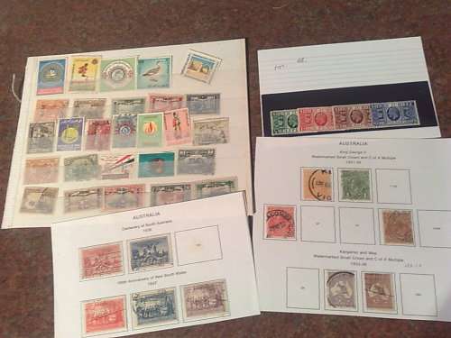 GENUINE GLORY LOT TO CLEAR-STOCK CARDS WITH STAMPS.,PACKETS ,HALF-PAGES,-MOSTLY FINE,SEE PHOTOS