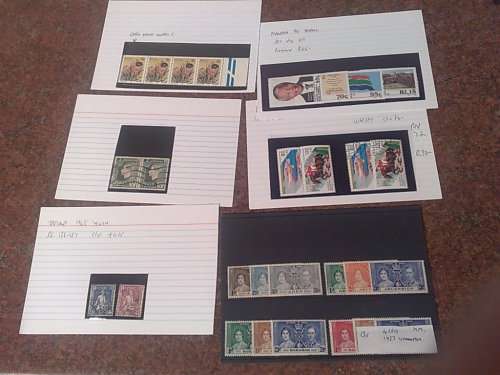 GENUINE GLORY LOT TO CLEAR-STOCK CARDS WITH STAMPS.,PACKETS ,HALF-PAGES,-MOSTLY FINE,SEE PHOTOS