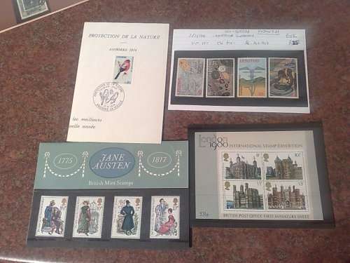 NICE CLEARANCE JOBLOT-67 CARDS,PACKETS,HALF PAGES ETC-MAINLY CLEAN