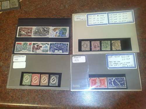 NICE CLEARANCE JOBLOT-67 CARDS,PACKETS,HALF PAGES ETC-MAINLY CLEAN