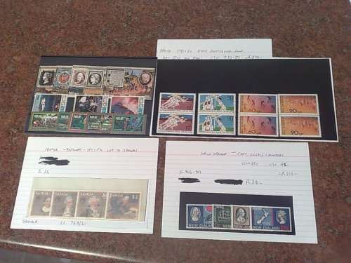 NICE CLEARANCE LOT(NO. 1)--25 CARDS WITH FINE UM SETS ,BLOCKS,CONTROLS,MINISHEETS-HIGH RESALE,CV