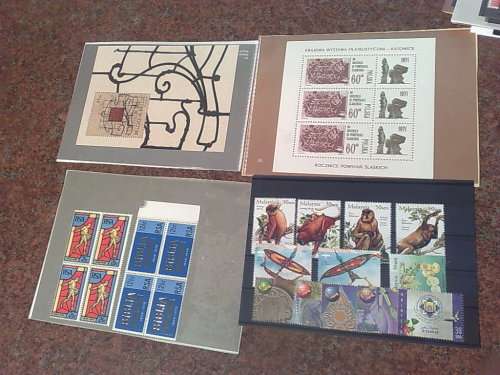 NICE CLEARANCE LOT( NO 2)-25 CARDS WITH UM/USED SETS ,BLOCKS,CONTROLS,MINISHEETS-HIGH RESALE,CV