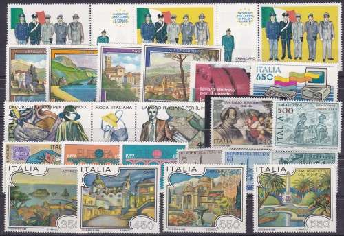 ITALY - NICE ASSORTMENT OF SINGLE SETS, ALL SUPERB U/M - HIGH FACE & CV:R1150!!!!!