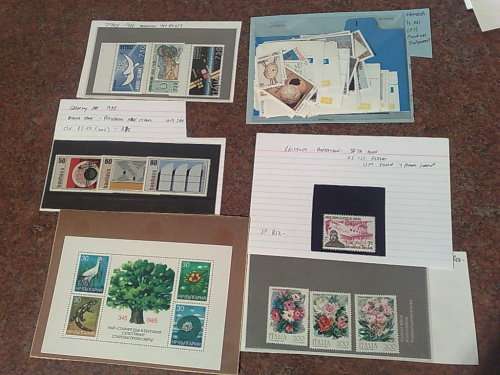 NICE JOBLOT TO CLEAR-50 ASSORTED CARDS AND PACKETS-SOME NICE SETS ,MOST UM-GOOD VALUE