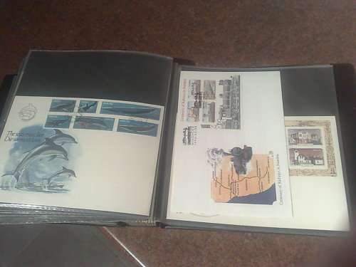 SWA & NAMIBIA-GOOD CONDITION FDC ALBUM WITH 125 PLUS FDC-LOOKS CLEAN LOT