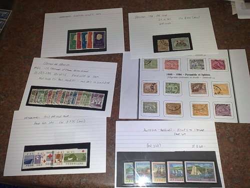 GLORY LOT TO CLEAR-CARDS,SLEEVES,PAGES,HALF PAGES,ODDS-40 ITEMS IN TOTAL-BARGAIN LOT