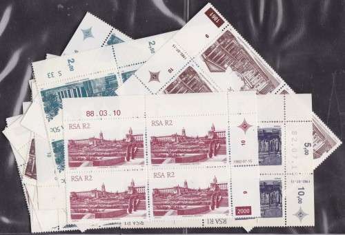RSA - 4TH DEF ISSUE, 30 X ASSORTED CONTROL BLOCKS TO R2 - ALL FINE U/M!!!!!