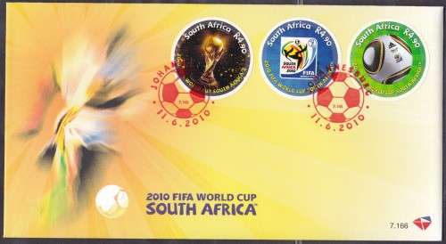 RSA - 2010 FIFA WORLD CUP SOUTH AFRICA, FDC 7.166 - FINE AS NEW!!!!!