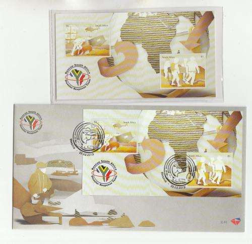 RSA-RESCUE SOUTH AFRICA-FDC 8.42 PLUS SUPERB UM MINISHEET-NICE SET