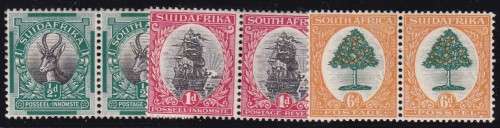 UNION SA - 1926 STAMPS, 3 X VERY NICE PAIRS - ALL FINE M/M!!!!!