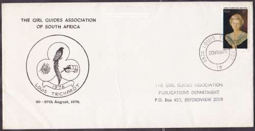 RSA - GIRL GUIDES OF SOUTH AFRICA, ILLUSTRATED FDC!!!!!
