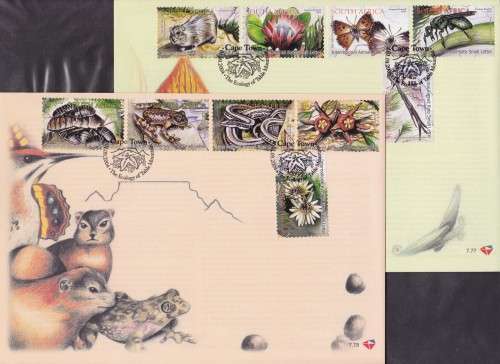RSA - THE ECOLOGY OF TABLE MOUNTAIN, FDC SET 7.77 & 7.78 - FINE AS NEW!!!!!