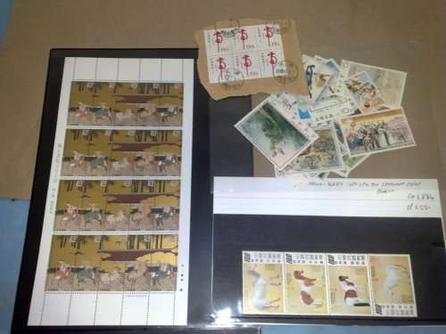 CHINA-ASSORTED ON PAGES,CARDS,LOOSE IN SLEEVES ETC,SOME BETTER SEEN-ALL AS ONE LOT