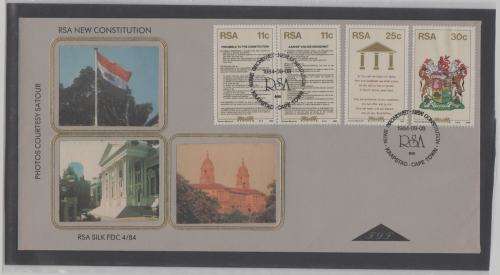 RSA-1984 NEW CONSTITUTION-VERY CLEAN,SCARCE SILK COVER 4/84-DONT MISS THIS ONE