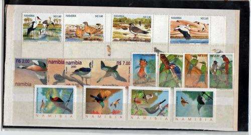 NAMIBIA-4 VERY NICE BIRD SETS-SUNBIRDS,DUCKS,WETLAND BIRDS ETC-ALL SUPERB UNMOUNTED MINT