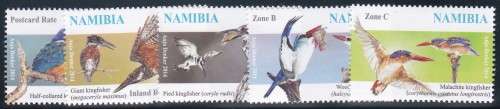 NAMIBIA - KINGFISHERS, SUPERB U/M SET OF 5 SINGLES - GOOD CV!!!!!