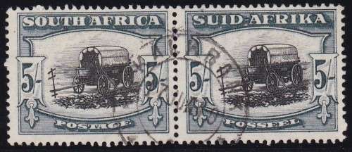 UNION SA - HYPHENATED PICTORIAL, 5/ PAIR - FINE USED!!!!!
