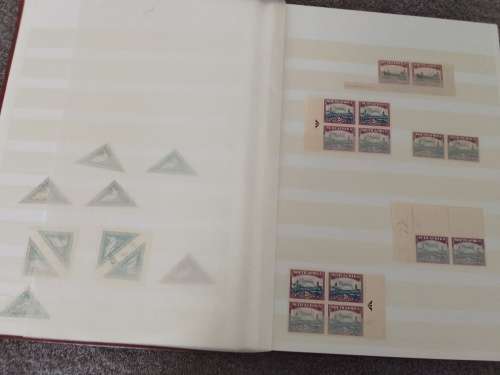 IDEAL 16 PAGE STOCKBOOK IN GOOD CONDITION WITH REMAINDER UNION COLLECTION,UM,MINT,FEW USED-