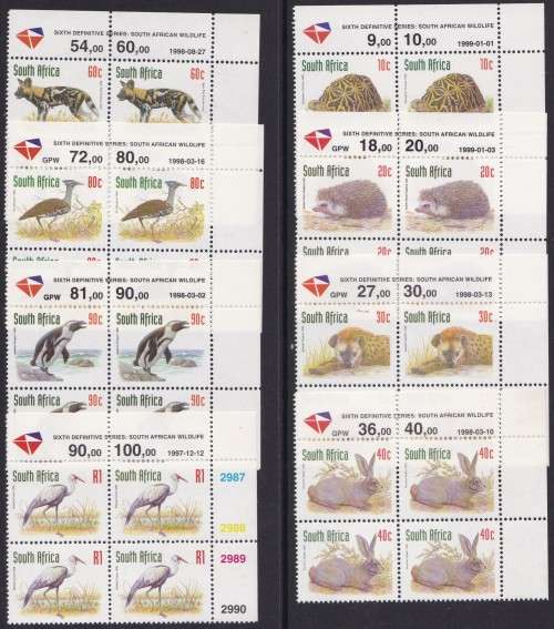 RSA - 6TH DEF ISSUE REDRAWN, ASSORTED CONTROLS TO R1, VARIOUS ISSUES - FINE U/M!!!!!