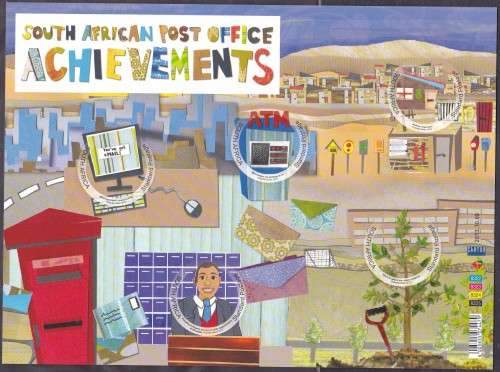 RSA - SOUTH AFRICAN POST OFFICE ACHIEVEMENTS, FULL SHEET - FINE U/M!!!!!