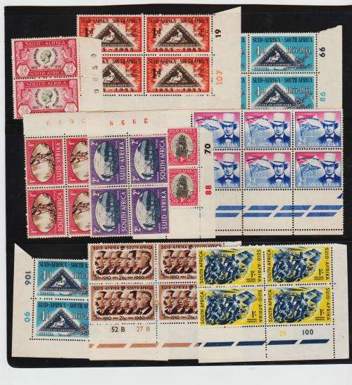 UNION SA-NICE CLEARANCE LOT ON 4 PAGES,MANY UM PAIRS,MINT & USED-SOME FAULTS BUT GOOD VALUE