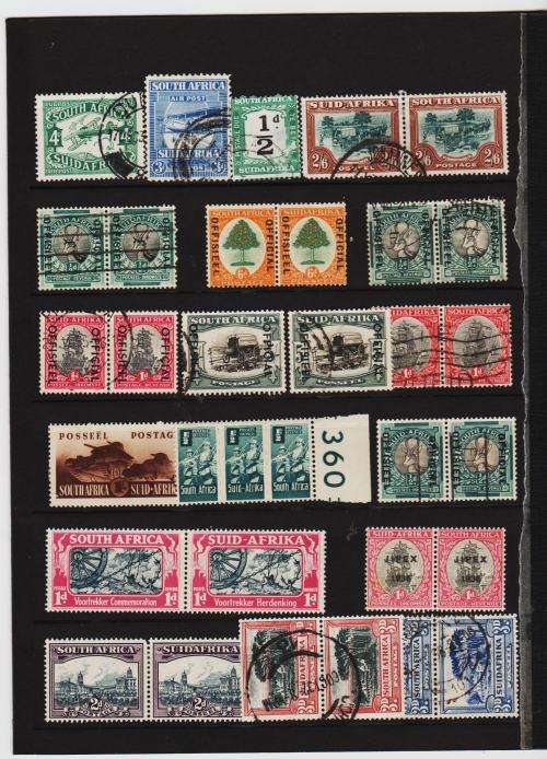 UNION SA-NICE CLEARANCE LOT ON 4 PAGES,MANY UM PAIRS,MINT & USED-SOME FAULTS BUT GOOD VALUE