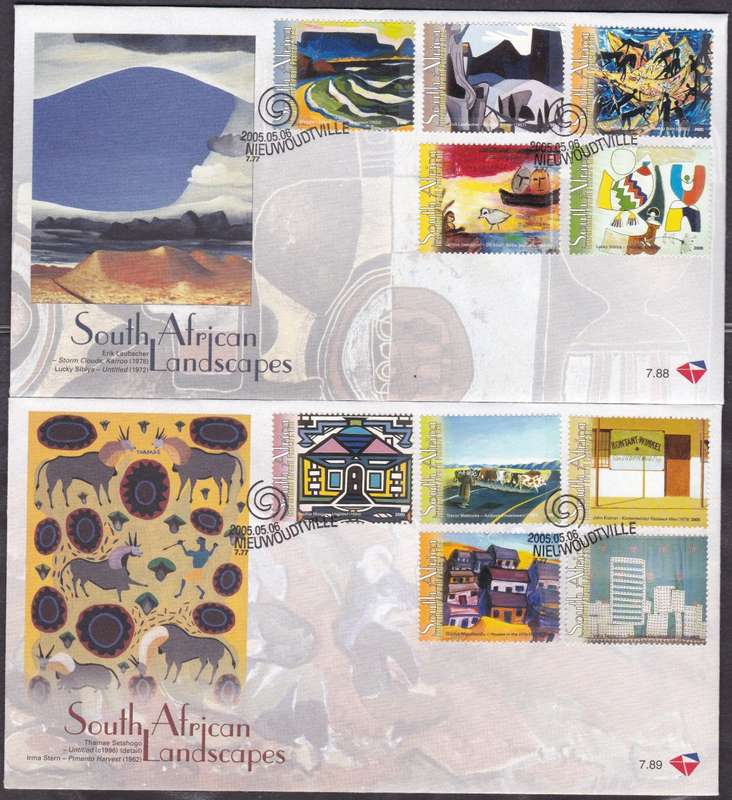 RSA - SOUTH AFRICAN LANDSCAPES, FDC SET 7.88 + 7.89 - FINE AS NEW