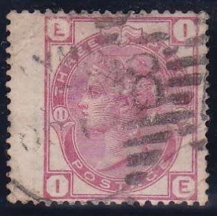 GB - 1873 QUEEN VIC, 3D ROSE SINGLE (PLATE II), FINE USED - CV:R1840