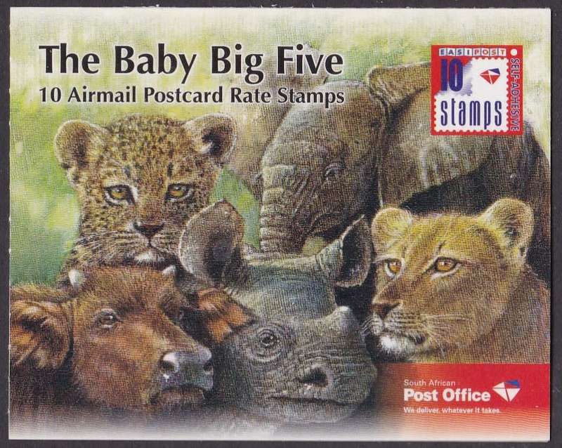 RSA - THE BABY BIG FIVE BOOKLET, DATED: 2012/07/12, FINE U/M - FACE VALUE:R127.50