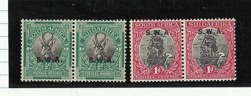 SWA-LONDON 1/2D AND 1D VARIETIES-OVERPRINT SHIFTED TO CENTRE & TOP-C/V R440-SUPERB U.M.