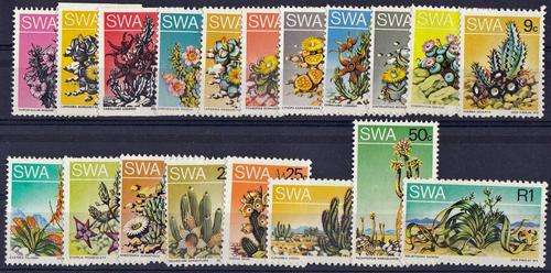SWA - 2ND DEF ISSUE, SUCCULENTS, FULL SET TO R1 INCLUDING COILS - U/M!!!!!