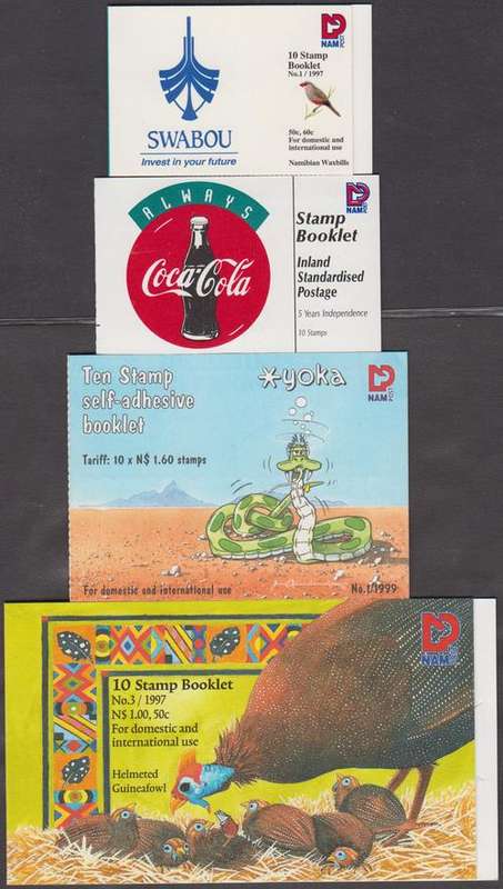 NAMIBIA - 4 X VERY NICE ASSORTED NAMIBIAN BOOKLETS - AS NEW!!!!!