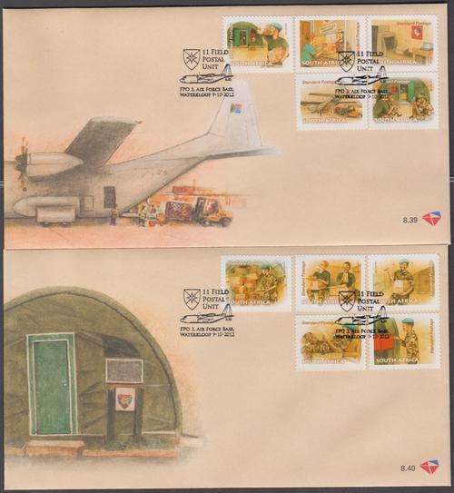 RSA - 2012 FIELD POSTAL UNIT, FDC SET 8.39 & 8.40 - CLEAN!!!!!
