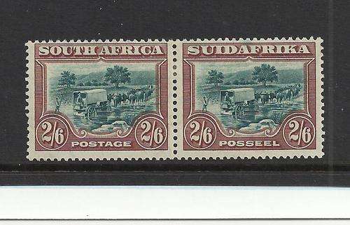 UNION SA-LONDON-2/6 GREEN & BROWN PAIR-C/V R3000-FINE MM