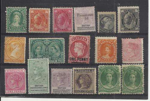 Q VIC ASSORTED MINT-SOME GOOD C/VALUE,BUT MOST WITH MINOR FAULTS-READ DESCRIPTION