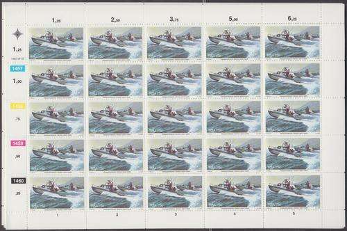 RSA - SIMONSTOWN NAVAL BASE, SET OF 4 FULL SHEETS - FINE U/M!!!!!