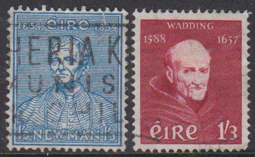 IRELAND - 2 X 1/3 SHILLING SINGLE STAMPS, BOTH FINE USED - CV:R300!!!!!