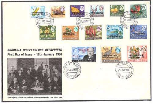 RARE##-RHODESIA DECLARATION OF INDEPENDENCE FDC-RARE COVER-SUPERB CLEAN!!