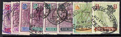 COGH - KING EDWARD 7TH, SELECTION TO 1 POUND - FINE USED!!!!!