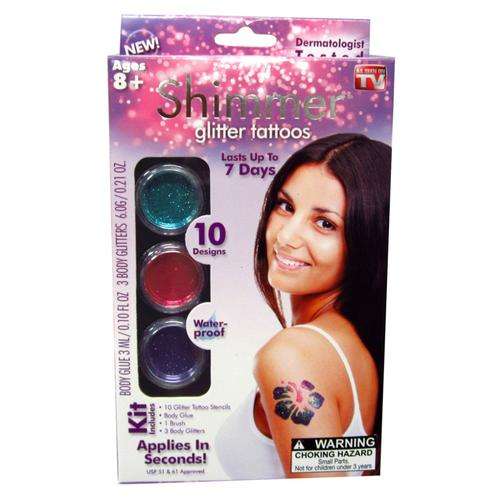 ***10 ON AUCTION**Shimmer Body Tatoo Glitter