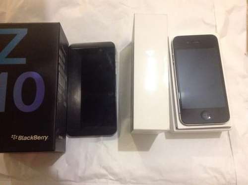 Apple iPhone 4 + BB Z10