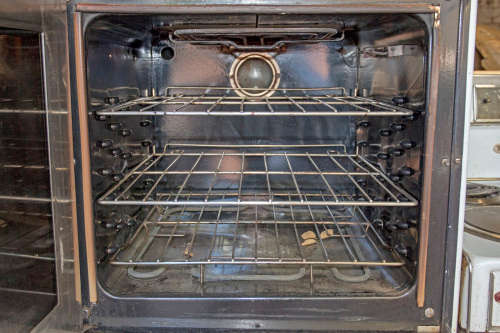 VINTAGE FUCHSWARE STOVE AND OVEN