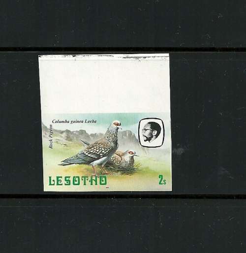 LESOTHO MNH- Scarce BIRD IMPERF PROOF, Marginal  2s Rock Pigeon -magnificent Scarce (R250+)