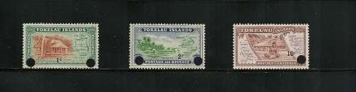 TOKELAU MNH 1967 "Surcharge in DECIMAL Currency"  set of 3- Fabulous Fresh, scarce,