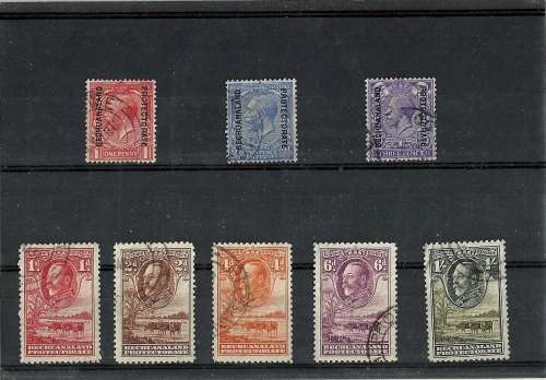 Bechuanaland Protectorate 1925- Good -VF USED GV Selection on card (8) cat R500+ fantastic bargain!